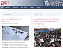 Tablet Screenshot of engelen-kefer.de